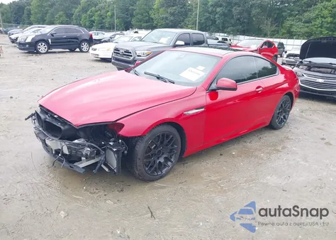 2013 BMW 650I из США, поврежденный, VIN WBAYM9C54DDW20459